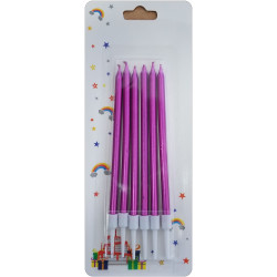 Narozeninové svíčky 13cm - sada 6ks/cm IMC-01672