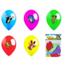 Balónky Krtek a kamarádi 30cm 5ks (bal/20sada)