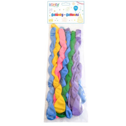 Latexové spirálové balónky spiralix 10ks (12sad/bal) IMC-07688