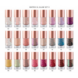 Lak na nehty 10ml Matrixxl Glam - set II (bal/24ks)