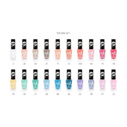 Revers lak na nehty 10ml Top One set I