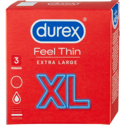 Durex kondom 3ks Feel Thin XL (24)