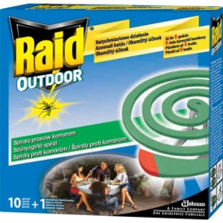 Raid Spirály proti komárům 10ks