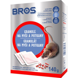 Bros parafínové bloky na myši a potkany 100g (12)