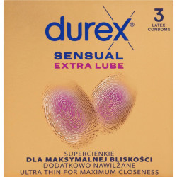 Durex kondom 3ks Sensual Extra Lube (24)