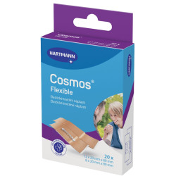 Hartmann Cosmos Náplast 20ks Flexible elastické textilní 2 druhy (10)