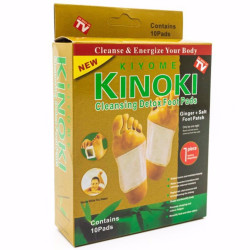 KINOKI Náplast na nohy 10ks zlatá