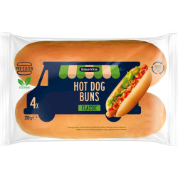 Baker Ville 250g 4ks Hot dog buns (10)