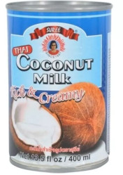 SUREE kokosové mléko 400ml (17-19%) modrá barva