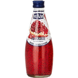 Riva Basil Seed Drink 290ml Pomegranate (24)