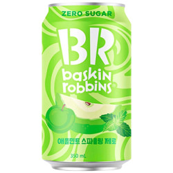 BR Baskin Robbins Sparkling Drink 350ml Zero Apple Mint (24)