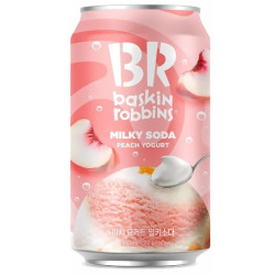 BR Baskin Robbins Sparkling Drink 350ml Milky Soda Peach Yogurt (24)