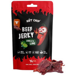 Hot Chip Beef Jerky 25g Chilli & Lime (thit bo kho) (20)