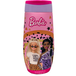 Barbie 300ml sprchový gel+šampon 300ml růžový (hong)