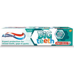 Aquafresh zubní pasta 50ml Big Teeth 6-8let (12)