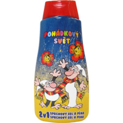 Pohádkový svět sprchový gel a pěna 500ml Křemílej a Vochomůrka