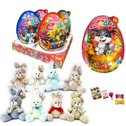 Vajíčko plastové 4XL 50g Happy Easter 22,5cm (4)