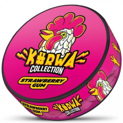 Kurwa Collection Nikotinové Sáčky Strawberry Gum 16g (12mg) Q (10)