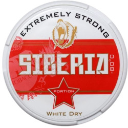 SIBERIA tabák Degrees White Dry Chew Bags 13g