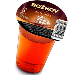Alkohol - Božkov Original Rum 37,5% 40ml mini (20)