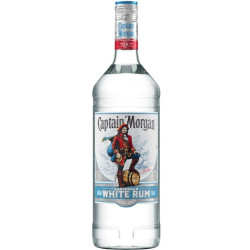 Alkohol - Captain Morgan White Rum 37,5% 1L (6)