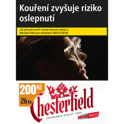 Cigarety - Chesterfield Crown 26 Red U 200 (bal/8ks)
