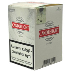 Candelight Filter cigaretový White (50)
