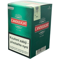 Candelight Filter cigaretový Green (50)