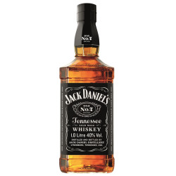 Alkohol - Jack Daniels Tennessee Whiskey 40% 1L (2)