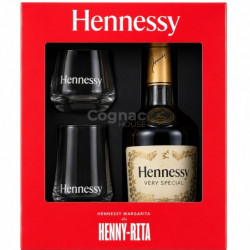 Alkohol - Hennessy VS Cognac 40% 700ml + 2 skla Giftbox