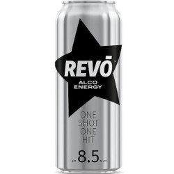 UKRA - REVO 500ml ORIGINAL nízkoalkoholický ener. nápoj 8,5% alkoholů (24)