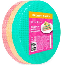 UKRA - Lekorna Vafle plátky kulaté 90g Trio Duha (18)