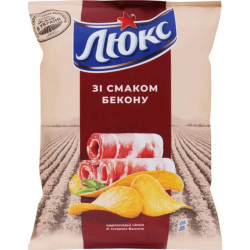 UKRA - LUX Bramborové chipsy 125g Slanina (22)
