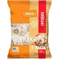 UKRA - Kyjevchleb Perníčky 360g s mákem (10)