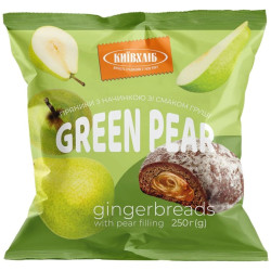 UKRA - Kyjevchleb Perníčky 250g s hruškovou náplní (Green Pear) (12)