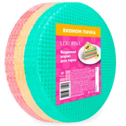 UKRA - Lekorna Vafle plátky kulaté 140g Trio Duha (10)