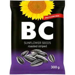 UKRA - VS BC pražená pruhovaná slunčnicová semínka 300g (10)