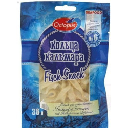 UKRA - Octopus Sušené Kalamáry proužky solené 36g (25)