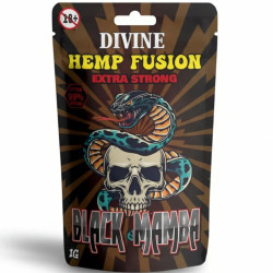 DIVINE - Hemp Fusion Květy 99% - Black Mamba 1g