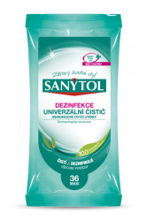 Sanytol ubrousky univerzální čistič 36ks Eukalyptus