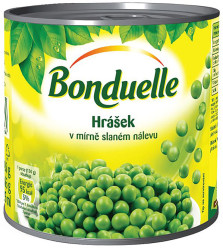 Bonduelle 425ml/400g hrášek v mírně slaném nálevu
