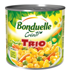 Bonduelle 425ml/400g trio creatif