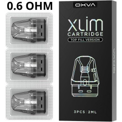OXVA Xlim Cartridge 2ml 0.6 Ohm (3ks) 1ks=56Kč
