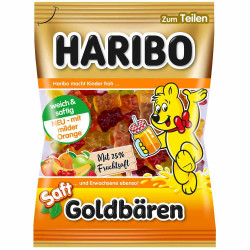 Haribo 175g/160g Saft-goldbaeren (40) Trvan. 08/2025