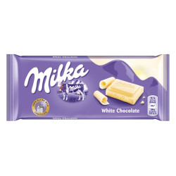 Milka 100g čokoláda White chocolate (22)