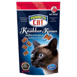 Perfecto cat plněné polštářky s hovězím 50g (9)