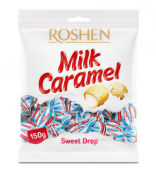 Roshen 150g Milk caramel Sweet drops bonbóny (12)