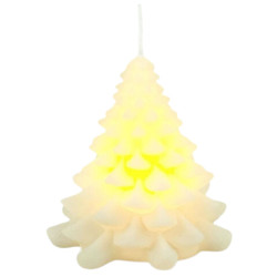 Svíčka na baterie LED Stromeček bílý A7308 (6) / Nen dien