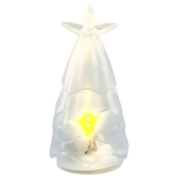 Svíčka na baterie Sun Light Stromeček bílý A7209 (24) / Nen dien