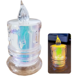 Smokeless LED Svíčka na baterie IRIDESCENT 4x8cm IMC-04128 (12) / Nen Dien